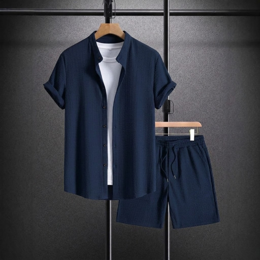 Monaco Cotton Set Navy Blue