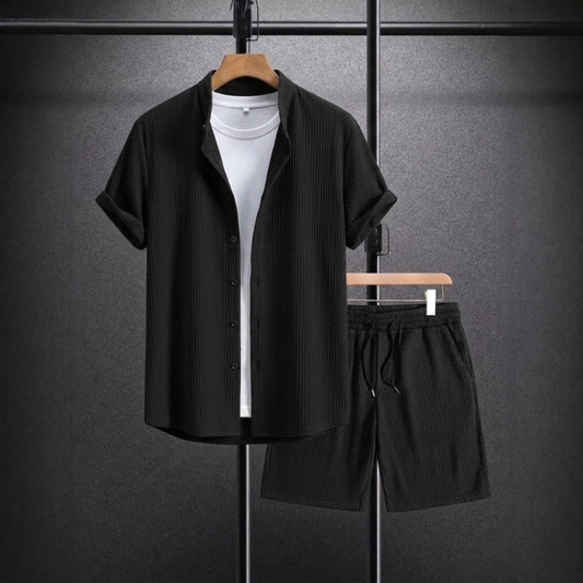 Monaco Cotton Set Black