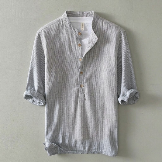 Sora Henley Shirt Gray